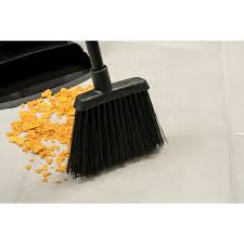 DUO-SWEEP 7 1/2" LOBBY BROOM WITH BLACK UNFLAGGED BRISTLES