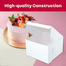 12 X 12 X 6 / WHITE CAKE/BAKERY BOX (50/CS)