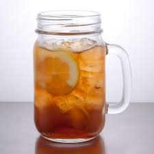 16 OZ BARCONIC MASON JAR MUG G LASS / WITH HANDLE (12/CASE)