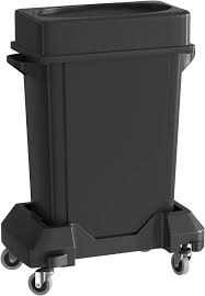 BLACK SLIM JIM TRASH CAN DOLLY