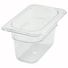 FULL SIZE / CLEAR / POLYCARBONATE FOOD PAN / 4"