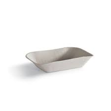 SAVADAY / MOLDED FIBER FOOD  TRAY / #300 / 500 PER CASE