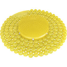 PLASTIC POURER WITH SANITARY SCREEN YELLOW