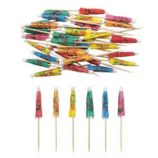 COCKTAIL PICKS - PARASOL (UMBRELLA) / PACK OF 144