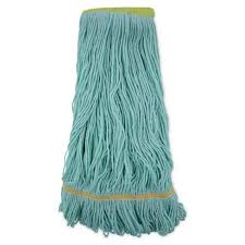 16 OZ / LOOPED END / GREEN RAY ON BLEND MOP HEAD [EACH]