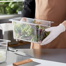 1/3 SIZE 6" DEEP CLEAR POLYCAR BONATE FOOD PAN [EACH]