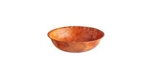 10" WOVEN WOOD SALAD BOWL (12/PACK)
