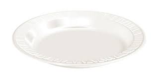 DART CONCORDE FOAM PLATE, 6" DIA, WHITE (1,000/CS)