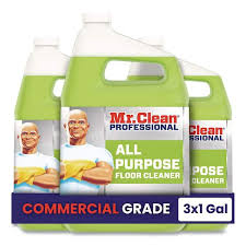 MR CLEAN / FINISHED FLOOR CLEA NER / LEMON SCENT / 1 GAL (3/C