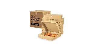 10 X 10 CORRUGATED KRAFT PIZZA BOX (50/CS