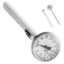 THERMOMETER / 5" POCKET PROBE / DIAL / 0-220 DEGREES (EACH)