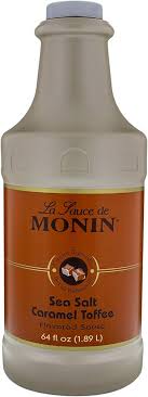 SEA SALT CARAMEL TOFFEE SAUCE / 64 OZ / MONIN (EACH)