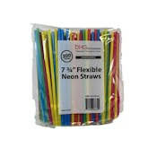 6" NEON FAT STRAWS (25/300/7,5 00)