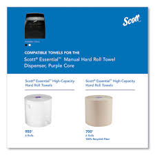 SCOTT / ESSENTIAL MANUAL HARD ROLL TOWEL DISPENSER, 13.06 X