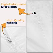 PILLOW PROTECTOR / ZIPPER /  QUEEN / 21 X 31 (DOZEN) (6/CS)