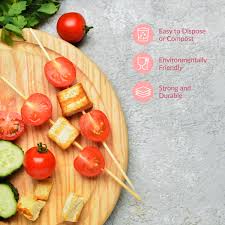 4" ECO-FRIENDLY WOOD SKEWER (100/PK)