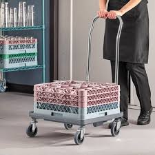 GLASS RACK DOLLY / GRAY (EACH)