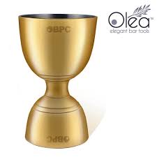 OLEA BELL JIGGER - GOLD PLATED - 1OZ X 2OZ