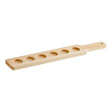 NATURAL WOOD BEER SAMPLER PADDLE