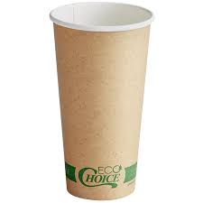 20 OZ DOUBLE WALL / KRAFT / COMPOSTABLE PAPER HOT CUP