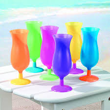 14 OZ HURRICANE CUP / PLASTI C / BARCONIC [5/PACK]