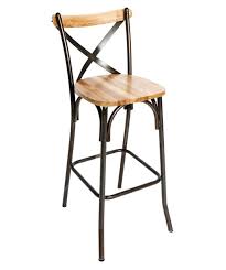 BAR CHAIR - CROSS BACK - ONE-PIECE WELDED FRAME, GRADE