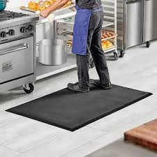 ANTI-FATIGUE MAT / BLACK / GREASE-PROOF / 3' X 5' / 3/4"