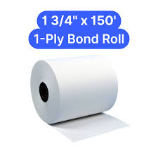 CARBONLESS / BOND ROLLS. 44MM X 150', 16#, 100/CS 7/16" CORE