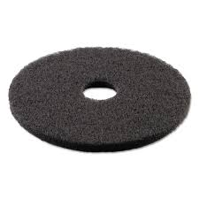 STRIPPING FLOOR PADS, 13" DIAMETER, BLACK (5/CS)