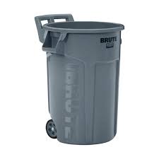 44 GALLON TRASH CAN / GRAY
