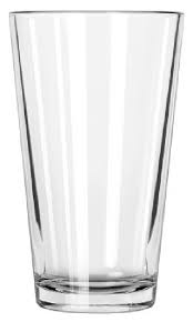 **LOGO** 16 oz Heat Strengthened Mixing / Pint
