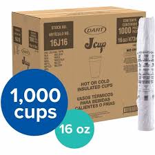 16J16 / DART 16 OZ FOAM CUP (40/25/1,000)