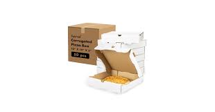 10" PIZZA BOX / WHITE / CORRUGATED / 50/BUNDLE (EACH)