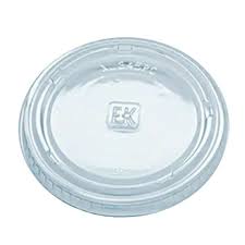 PET PLASTIC LID FOR 3.25 - 5.5 OZ PLASTIC PORTION CUP