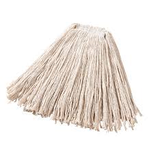 MOP HEAD / CUT END / WHITE / MEDIUM / 24 OZ / EACH
