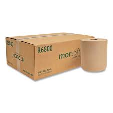 HARDWOUND TOWEL / BROWN / 8" X 800' / 6 PER CASE [BTOW]