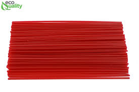 RED SIP STRAW 6 INCH (1,000/BOX) (10,000/CASE)