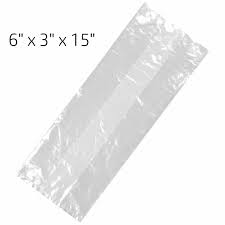 6 X 3 X 15 / .6 MIL / POLY FOOD BAG (1,000/CS)