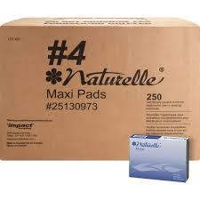 MAXI PAD / VENDING BOX / 250 PER CASE [CASE]