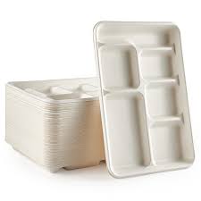 6" BIO PLATE / 1 COMP / 500 PER CASE [CASE]