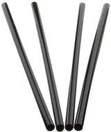 BLACK FAT STRAWS / 6" (25/300/7,500) [CASE]