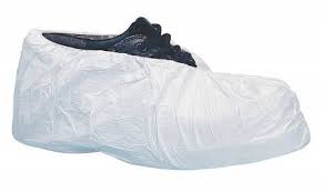 SHOE COVER / POLYPROPYLENE WITH ANTI SKID BOTTOM / WHITE