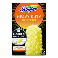SWIFFER HEAVY DUTY DUSTER REFILL / YELLOW (6/BOX 4
