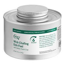 6 HOUR WICK CHAFING DISH FUEL WITH SAFETY TWIST CAP (24/CS)