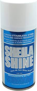 SHEILA SHINE STAINLESS STEEL C LEANER & POLISH, 10OZ AEROSOL,
