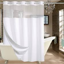 SHOWER CURTAIN / 71 X 74 / WITHOUT WINDOW / WHITE / !00%