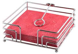 2 POCKET NAPKIN CADDY CHROME