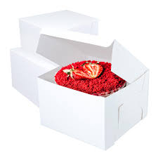 12 X 12 X 6 / WHITE CAKE/BAKERY BOX (50/CS)