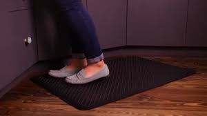 ES ROBBINS 184543 FEEL GOOD 35" X 60" BLACK GREASE-PROOF