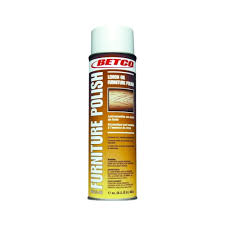BETCO AEROSOL FURNITURE POLISH , LEMON SCENT, 19 OZ (12/CS)
